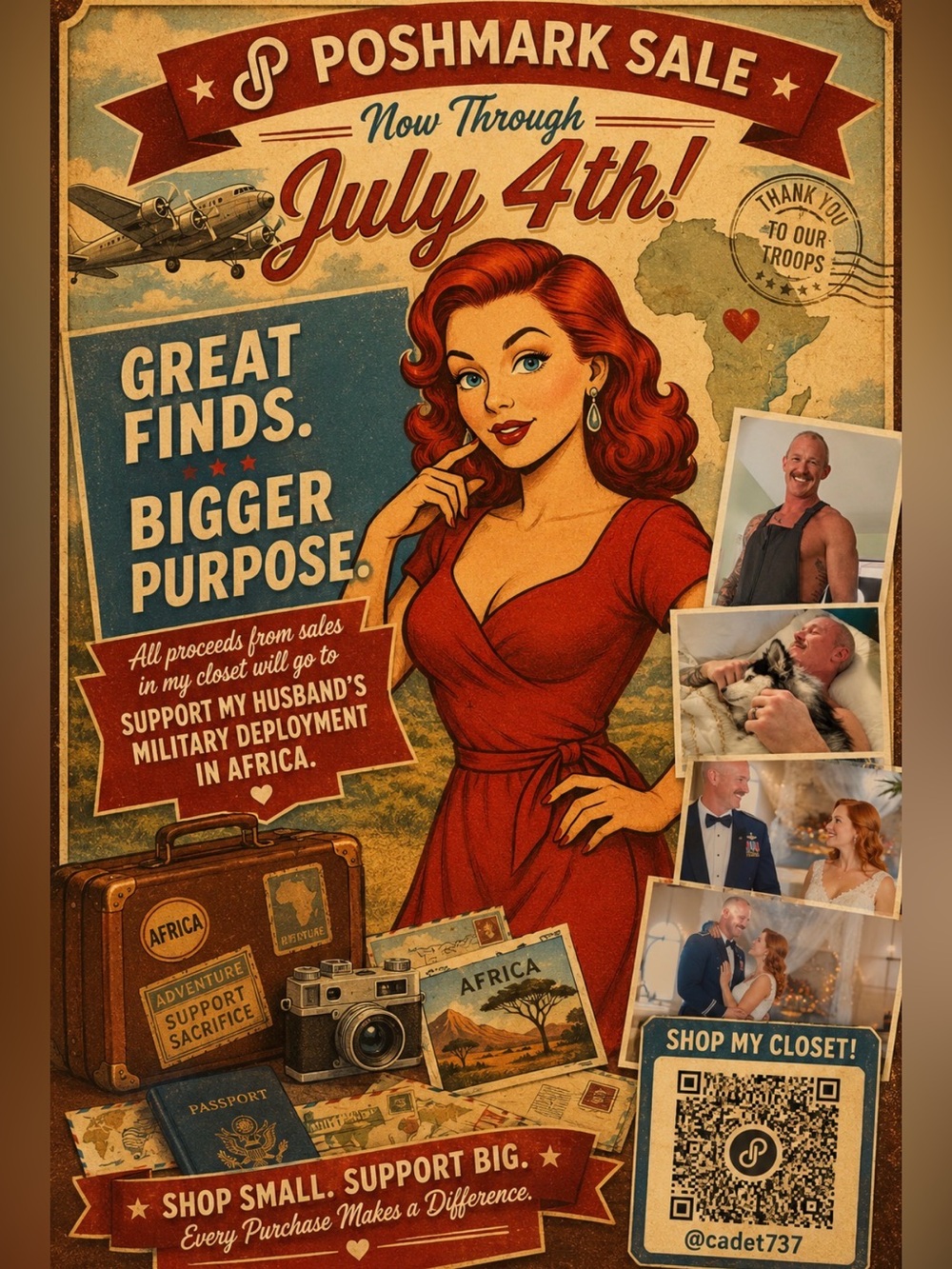 Military Support Sale! Now through July 4!!